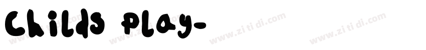 Childs Play字体转换 Childs Play字体转换